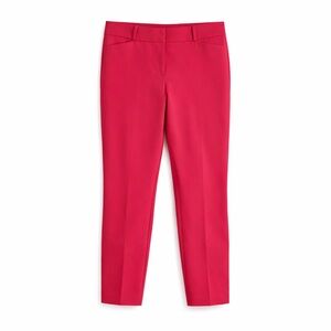 LOFT Hot Pink Cropped Ankle Pants | Tailored Work Career Pants